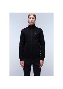 Napapijri Sweatjacke &raquo;BALIS FZ&laquo; mit Rei&szlig;verschluss, aus Baumwollmischung, mit Stehkragen schwarz, Gr&ouml;&szlig;e XXL