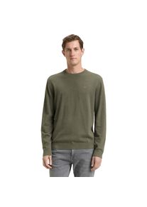 Tom Tailor Rundhalspullover mit Logostickerei