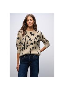 Street One Rundhalspullover gemustert