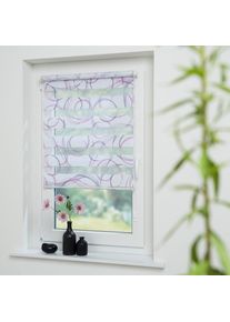 Liedeco Doppelrollo &raquo;Espiral&laquo; Lichtschutz ohne Bohren freih&auml;ngend