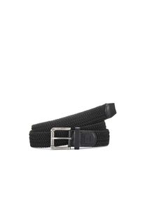 AUTHENTIC LE JOGGER H&uuml;ftg&uuml;rtel Flechtg&uuml;rtel, Stretchg&uuml;rtel, G&uuml;rtel f&uuml;r Jeans & Hosen schwarz, Gr&ouml;&szlig;e 11,5