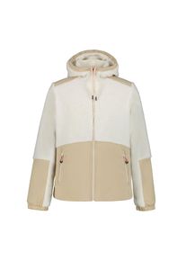 Icepeak Pl&uuml;schjacke mit Kapuze mit Kapuze, mit Rei&szlig;verschlusstaschen, hochschlie&szlig;ender Kragen wei&szlig;, Gr&ouml;&szlig;e XXL