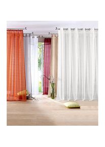 my home Gardine &raquo;REGINA&laquo; &Ouml;sen 2 Stk. tlg. Vorhang, Fertiggardine, 2-er Set, transparent, modern, Struktur