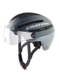 Cratoni Fahrradhelm &raquo;Commuter&laquo; grau, Gr&ouml;&szlig;e 54/57 Kopfumfang: 54 cm - 57 cm