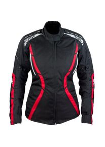 Roleff Motorradjacke &raquo;Zelina RO&laquo; wasserdicht und winddicht, mit Weitenverstellung schwarz, Gr&ouml;&szlig;e L