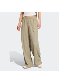 adidas Sportswear Sporthose &raquo;W ALL SZN W PT&laquo; weiter Bein-Schnitt, f&uuml;r Fitnessstudio und Homeoffice gr&uuml;n, Gr&ouml;&szlig;e M