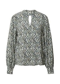 Pulz Jeans Kvinnor Blus 'CAROK' marinbl&aring; / khaki / svart / vit Storlek S