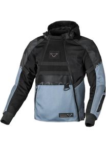 Macna Rebelite, veste en textile , couleur: Noir/Gris/Bleu , taille: L