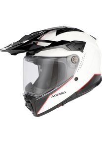 Acerbis Attack, kask przygodowy , kolor: Biały/Czarny/Czerwony , rozmiar: XXL