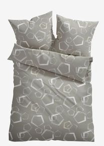 bonprix &Aacute;gyneműhuzat, pamut-kever&eacute;k, b&eacute;zs, 1x 80/80 cm, 1x 135/200 cm