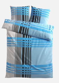 bonprix Pamutsz&ouml;vet &aacute;gyneműhuzat, k&eacute;k, 1x 80/80 cm, 1x 135/200 cm