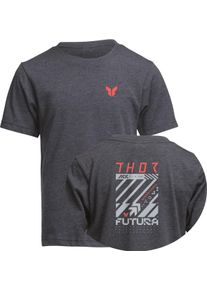 Thor Futura, t-shirt giovani , colore: Grigio Scuro/Rosso/Grigio , dimensione: XL