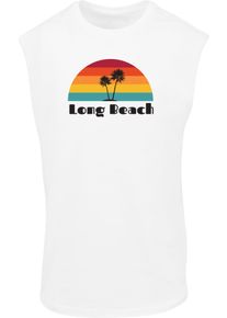 Merchcode, M&aelig;nd, Bluser & t-shirts 'Long Beach', Orange , St&oslash;rrelse XXL