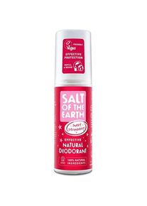 Salt, Deo, Of-The-Earth - Natural Deodorant Spray Rock Chick Sweet Strawberry (Nature L Deodorant) 100 Ml (Spray, 100 ml)