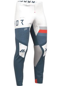 Thor Sportmode League, pantalon en textile , couleur: Bleu Fonc&eacute;/Blanc , taille: 31