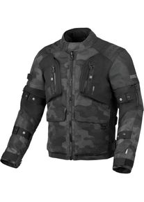 Macna Higera Camo, textile jacket waterproof , color: Black/Grey/Dark Grey , size: 3XL