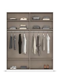 OTTO home, Dreht&uuml;renschrank &raquo;Kleiderschrank Schrank Garderobe AGORDO TOPSELLER Schlafzimmer&laquo; in zwei Griff-Farben, Breiten 91-360 cm, Dekor- oder 