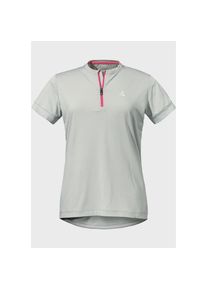 Sch&ouml;ffel Sch&ouml;ffel, Damen, Radtrikot &raquo;Shirt Udine L&laquo;, 9180 - Grau, 9180 - Grau, Halfzip