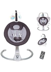 BABYGO, Babywippe &raquo;Homey&laquo; bis 9 kg mit Schaukelbewegungen und Sound, Black, Babywippe