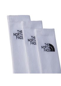 The North Face, Damen, Sportsocken &raquo;MULTI SPORT CUSH CREW SOCK 3P&laquo; 3 Stk. tlg. mit gezielten Bel&uuml;ftungszonen, elastischer Materialmix, TNF White, L (