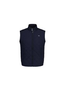 Gant, Herren, Steppweste &raquo;Steppweste QUILTED WINDCHEATER VEST&laquo; 1 Stk., Blau, 3XL, Gant &auml;rmellose Zipper-Jacke f&uuml;r Herren
