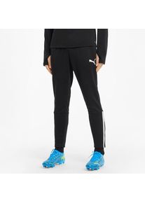 Puma, Damen, Trainingshose &raquo;TEAMLIGA TRAINING PANTS&laquo; mit Rei&szlig;verschlusstaschen, mit Beinrei&szlig;verschl&uuml;ssen, Regular Fit, Puma Black-Puma White, N-Gr, 