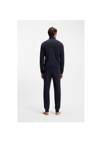 BOSS, Herren, Loungeanzug &raquo;365 Long Set&laquo; Aus Stretch-Baumwolle mit Logos, Jacke mit Stehkragen, Dark Blue 403, S, Dark Blue 403, Relaxanzug von BOSS