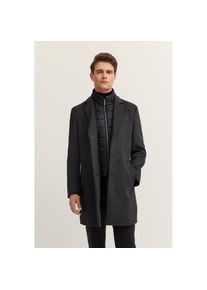 Bugatti, Herren, Kurzmantel &raquo;Flexcity Stretch&laquo; mit Glencheck-Karo und Westen-Einsatz, 280-dunkelgrau, 52, 280-dunkelgrau, Moderner Schnitt (Modern Fit