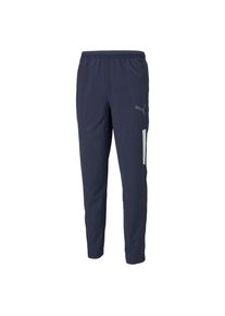 Puma, Herren, Trainingshose &raquo;TEAMLIGA SIDELINE PANTS&laquo; sportliche Passform, f&uuml;r Fu&szlig;ball, mit Rei&szlig;verschlusstaschen, Peacoat-Puma Black-Puma White, N-Gr