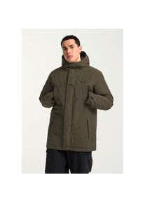 Jack Wolfskin, Herren, Winterjacke &raquo;GLACIER SHIELD JKT M&laquo; mit Kapuze f&uuml;r Wandern und Trekking, atmungsaktives Gewebe, mit f&uuml;nf Taschen, obsidian mos, 