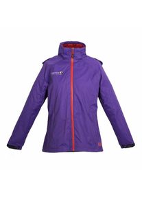 DEPROC Active, Damen, Regenjacke &raquo;WEATHER II WOMEN&laquo; auch in Gro&szlig;en Gr&ouml;&szlig;en erh&auml;ltlich, lila, 36/38 (M), lila, Leichte Regenjacke unter 600 g