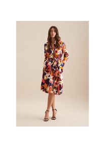 Seidensticker, Damen, Sommerkleid &raquo;Schwarze Rose&laquo; 1/1 Kragen Floral, rosa / pink, Normalgr&ouml;&szlig;en, XL42 - Normalgr&ouml;&szlig;en, rosa / pink, Passform: Regular