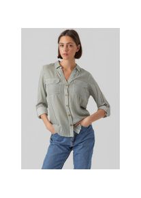 V&eacute;ro Moda Vero Moda, Damen, Hemdbluse &raquo;VMBUMPY L/S SHIRT NEW WVN GA NOOS&laquo; Viskose, regular fit, Laurel Wreath Stripes, XXL, Laurel Wreath Stripes, Bluse von 