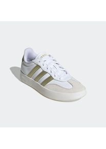 adidas Sportswear, Damen, Sneaker &raquo;BARREDA&laquo; inspiriert vom Design des adidas Handball Spezial, Cloud White / Gold Metallic / Aluminium, 40, Cloud 