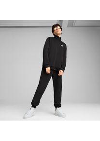 Puma, Damen, Trainingsanzug &raquo;ESS POLY SUIT CL&laquo; 2 Stk. zweiteiliges Set mit Jacke und Hose, mit hohem Kragen, Puma Black, S, Puma Black, Trainingsanzug