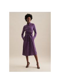 Seidensticker, Damen, Sommerkleid &raquo;Schwarze Rose&laquo; 1/1 Kragen Druck, pink, Normalgr&ouml;&szlig;en, L40 - Normalgr&ouml;&szlig;en, pink, Passform: Regular