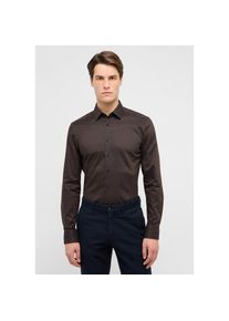 Eterna, Herren, Langarmhemd &raquo;SLIM FIT&laquo; NON IRON (b&uuml;gelfrei), braun, Normalgr&ouml;&szlig;en, 42 -Normalgr&ouml;&szlig;en, braun, Passform laut Hersteller: Slim Fit