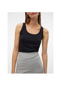 V&eacute;ro Moda Vero Moda, Damen, Tanktop &raquo;VMLULU LONG TANK TOP JRS GA NOOS&laquo; Baumwollmischung, regular fit, Black, XL, Black, Basic Tank-Top von Vero Moda