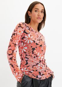 bonprix Női Hossz&uacute; ujj&uacute;, mint&aacute;s necc p&oacute;l&oacute;, fekete, 48/50