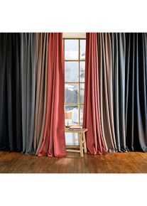 bonprix Zasłona zaciemniająca w wielu rozmiarach (1 szt.), niebieski, Wys./szer. 145/130 cm