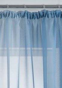 bonprix Firanki z lekkiego woalu, także bardzo długie (2 szt.), fioletowy, Wys./szer. 145/144 cm