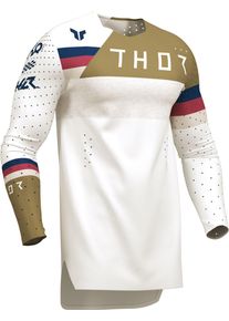 Thor Sportmode League, jersey , color: White/Brown , size: XL