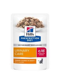 Hill's Hill's Prescription Diet c/d Urinary Stress Poulet 24x85 g