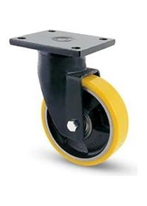 realspace Pro RS PRO, M&ouml;belrollen, Drehlager Lenkrolle, Rad &oslash; 150mm, 650kg, Ge