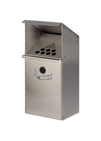 kaiserkraft, Aschenbecher, Wandascher aus Edelstahl