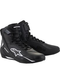 Alpinestars, Motorradschuhe, Faster-4 Motorradschuhe Schwarz / Weiss 42 (Herren, 42)