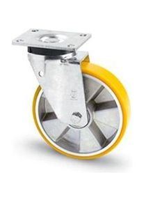 realspace Pro RS PRO, M&ouml;belrollen, Drehlager Lenkrolle, Rad &oslash; 125mm, 300kg, Ge