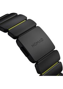 Nomad Spartan Band Black Titanium Volt 49mm (FKM, Titan), Uhrenarmband, Schwarz