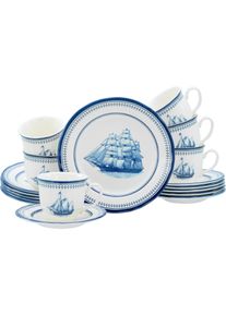 Creatable, Geschirrset, Segelschiff (18 Stk.)