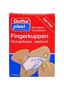 Gothaplast, Pflaster, 10 Fingerkuppenpflaster 433438 beige (1 x)